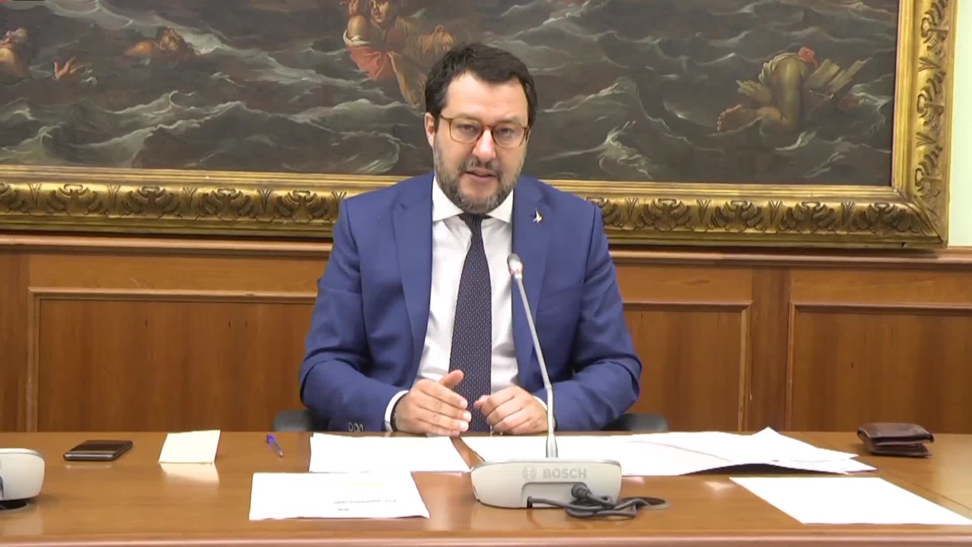 Coronavirus, Salvini: "Lega lavora a piano di ricostruzione alternativo"