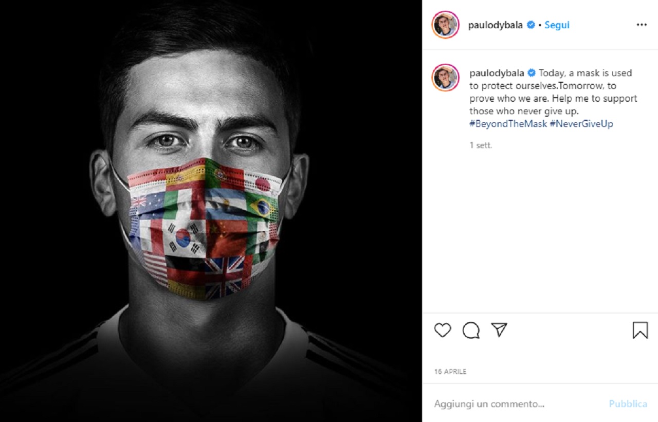 Paulo Dybala, Coronavirus