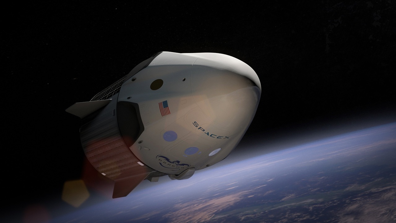 Una navetta di Space X, l'agenzia privata che collaborerà con la Nasa alla missione Demo-2