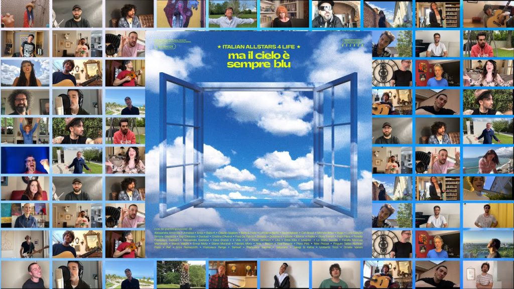 "Ma il cielo è sempre più blu”, 50 star della musica italiana a favore della Croce Rossa