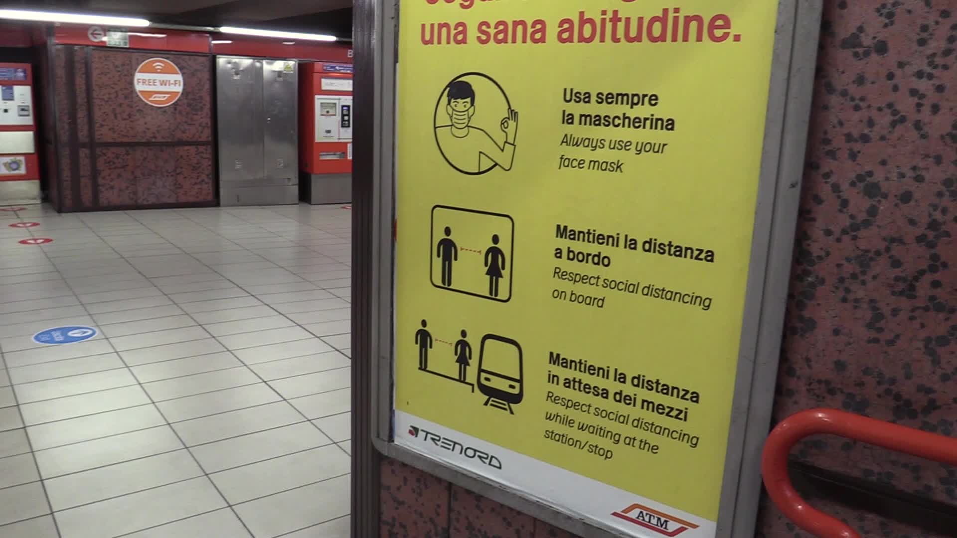 Fase 2, trasporti a Milano: regole anti Coronavirus sui mezzi pubblici