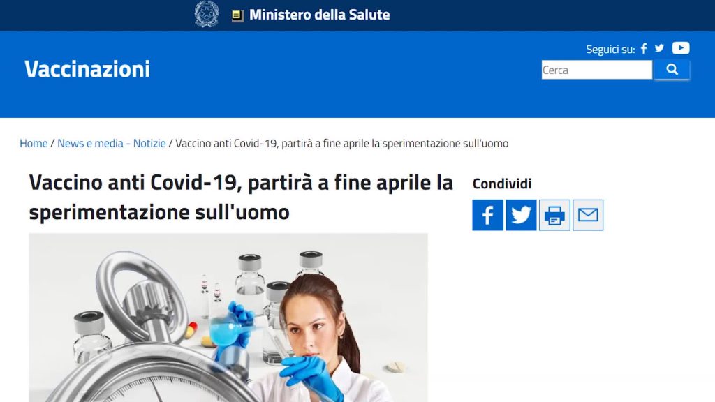 Vaccino anti Coronavirus