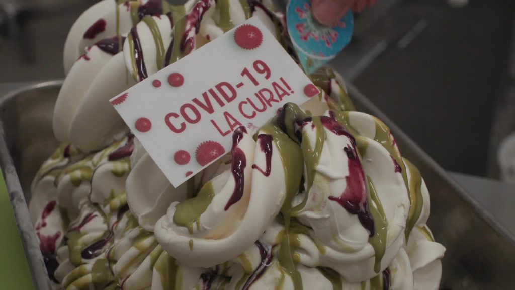 La 'Cura al Covid-19' è un gelato: "Esorcizziamo il virus con un sorriso"