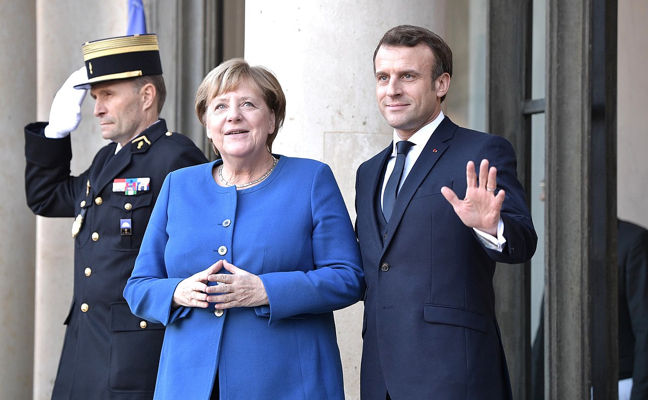 Angela Merkel, Emmanuel Macron