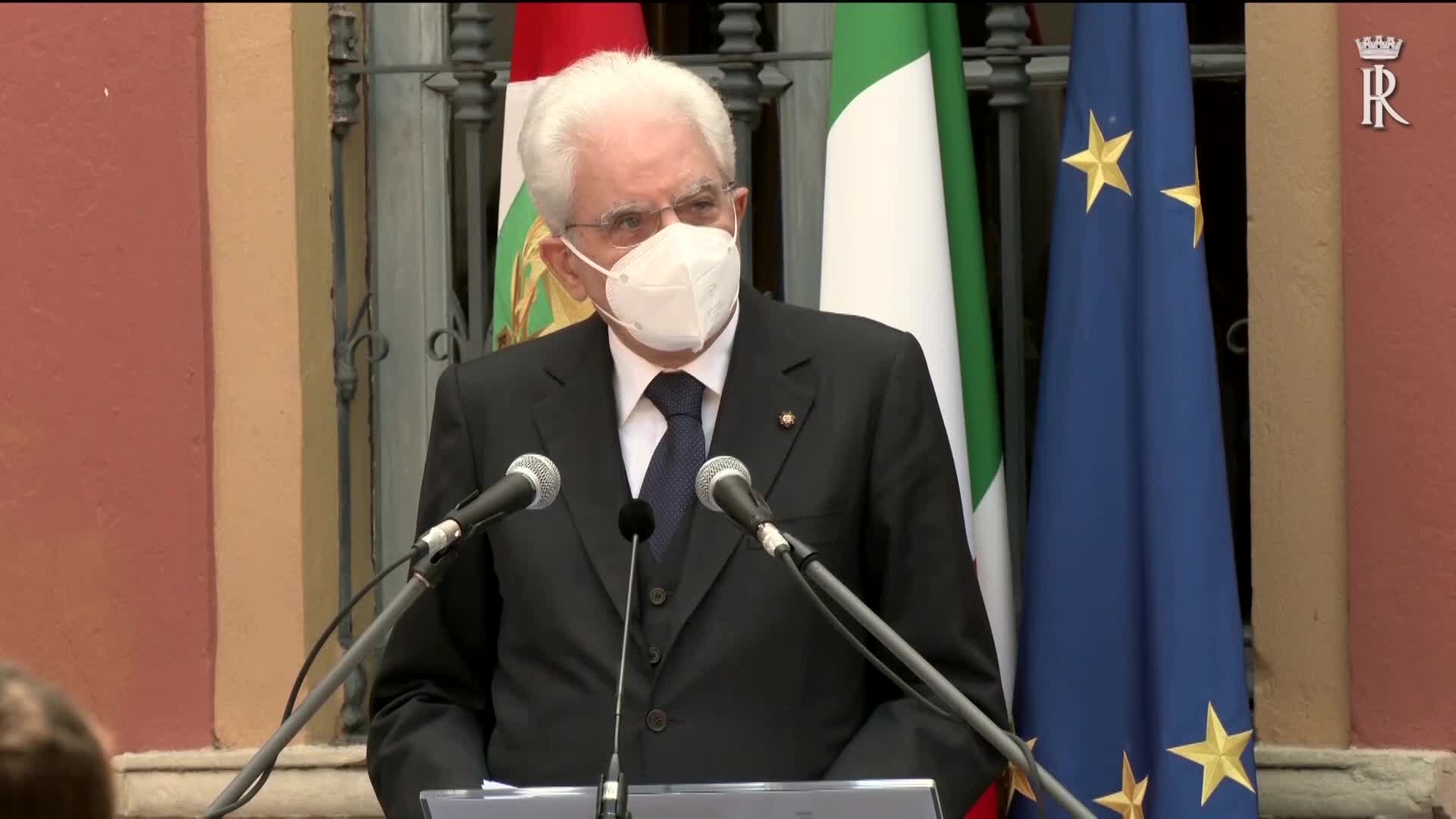 2 giugno, Mattarella: "Da Codogno ripartire per il futuro"