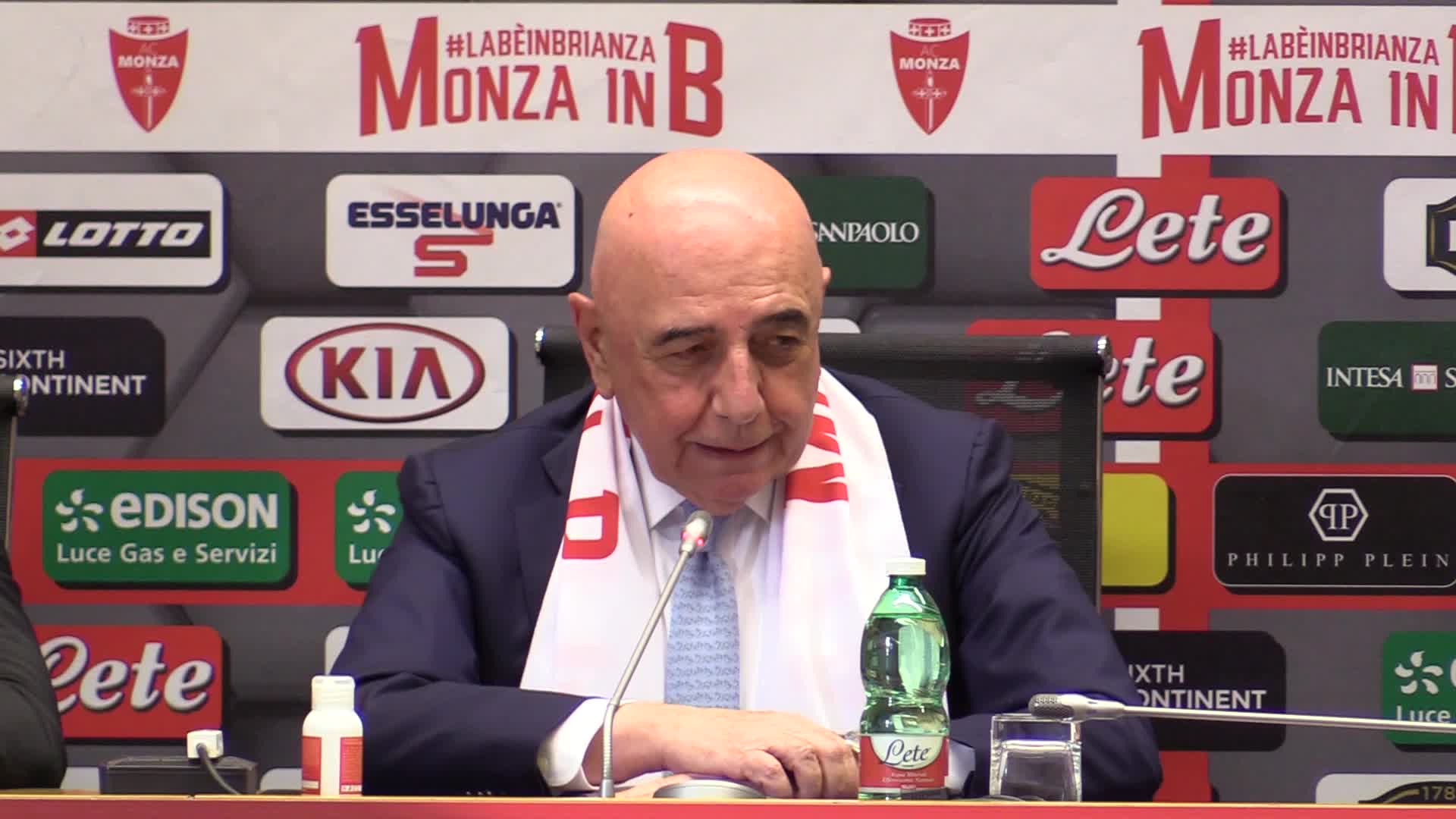 Calcio, Galliani: "Obiettivo Monza ora è la Serie A"