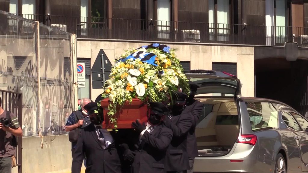Funerali Corso, l'ultimo saluto alla leggenda della Grande Inter