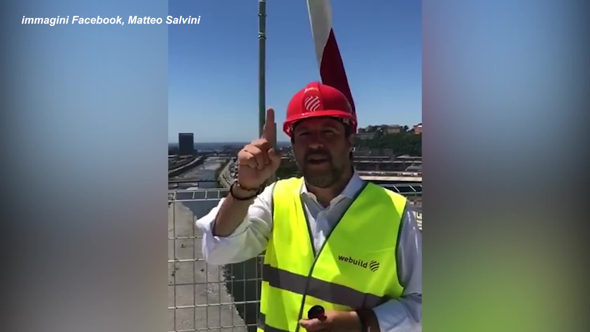Genova, Salvini ingegnere: "Il ponte utilizzerà pannelli di metano"