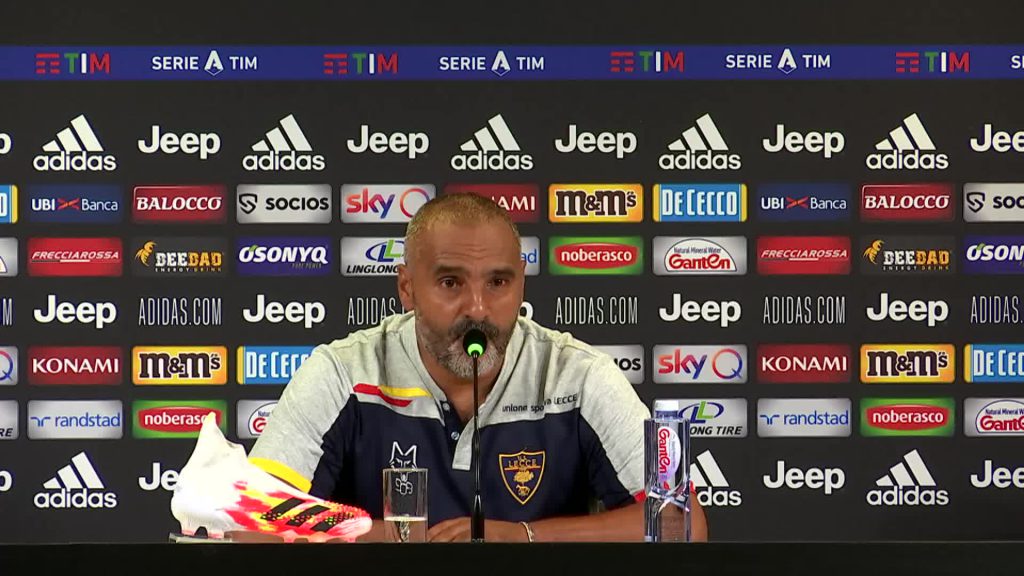 Juventus-Lecce, Liverani: "L'espulsione ci ha condizionato"