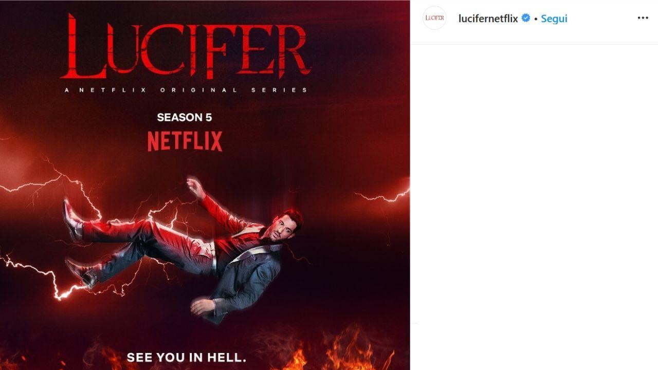 Lucifer 5 su Netflix @Instagram