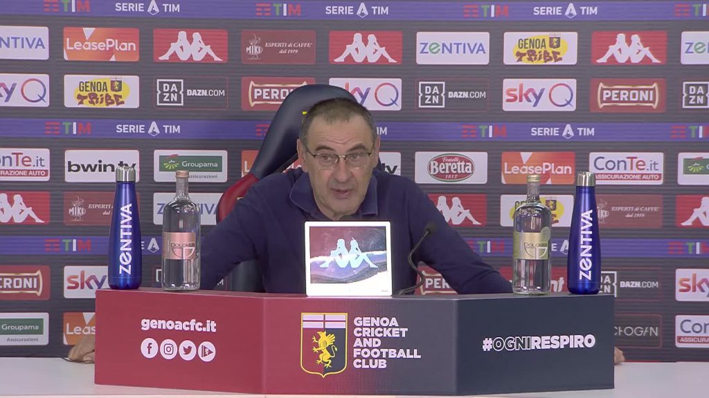 Genoa-Juve, Sarri: "I gol di Ronaldo e Dybala due perle"