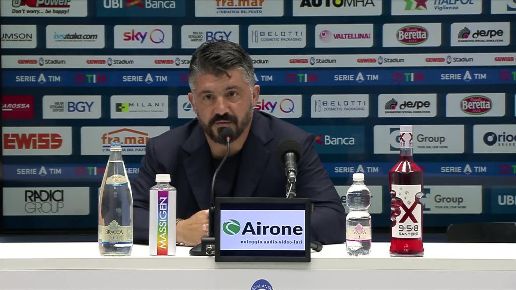 Atalanta-Napoli, Gattuso furioso: "Troppe chiacchiere e tanti errori"