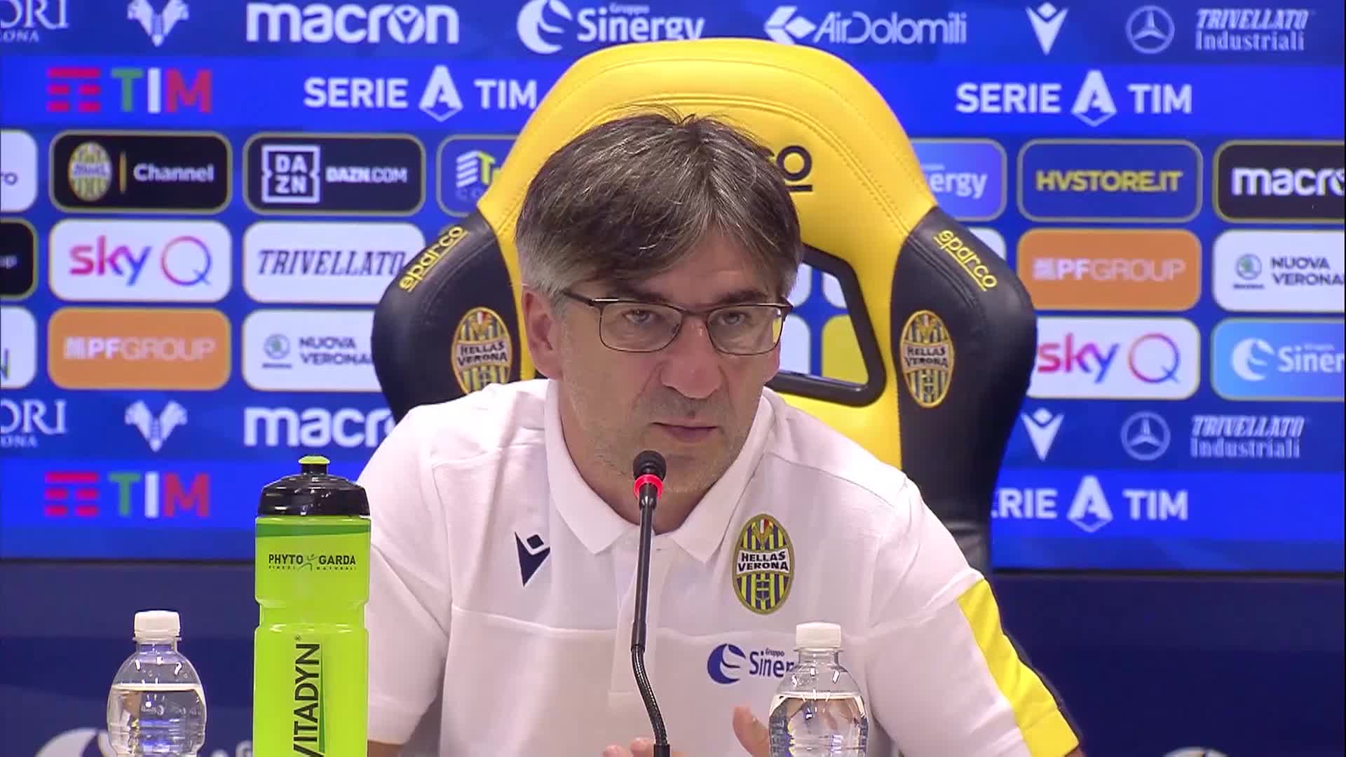 Verona-Inter, Juric: "Risultato minimo, partita giocata benissimo"