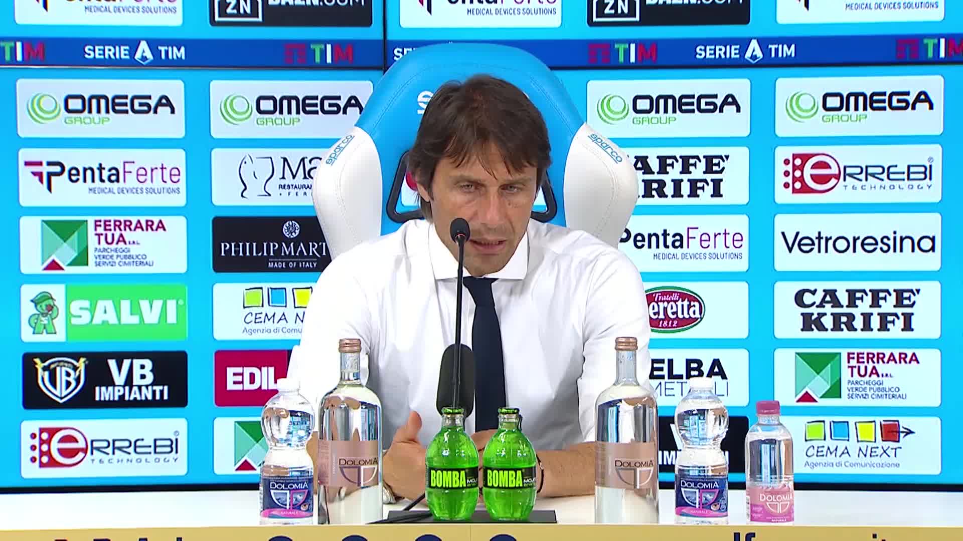 Spal-Inter, Conte non ci crede: "Scudetto? Sei punti sono tanti..."