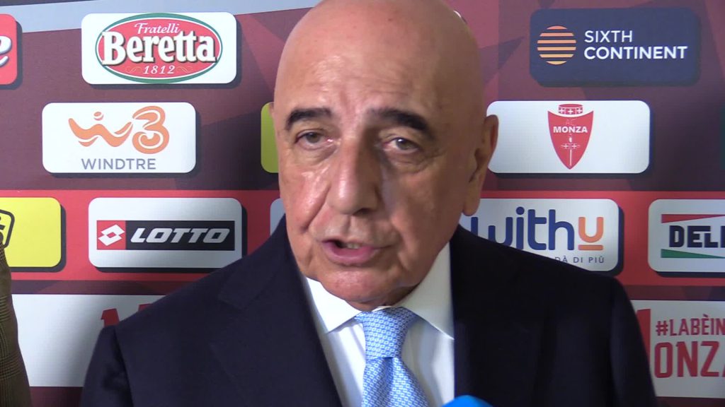 Monza, Galliani: "L'obiettivo è andare in Serie A"
