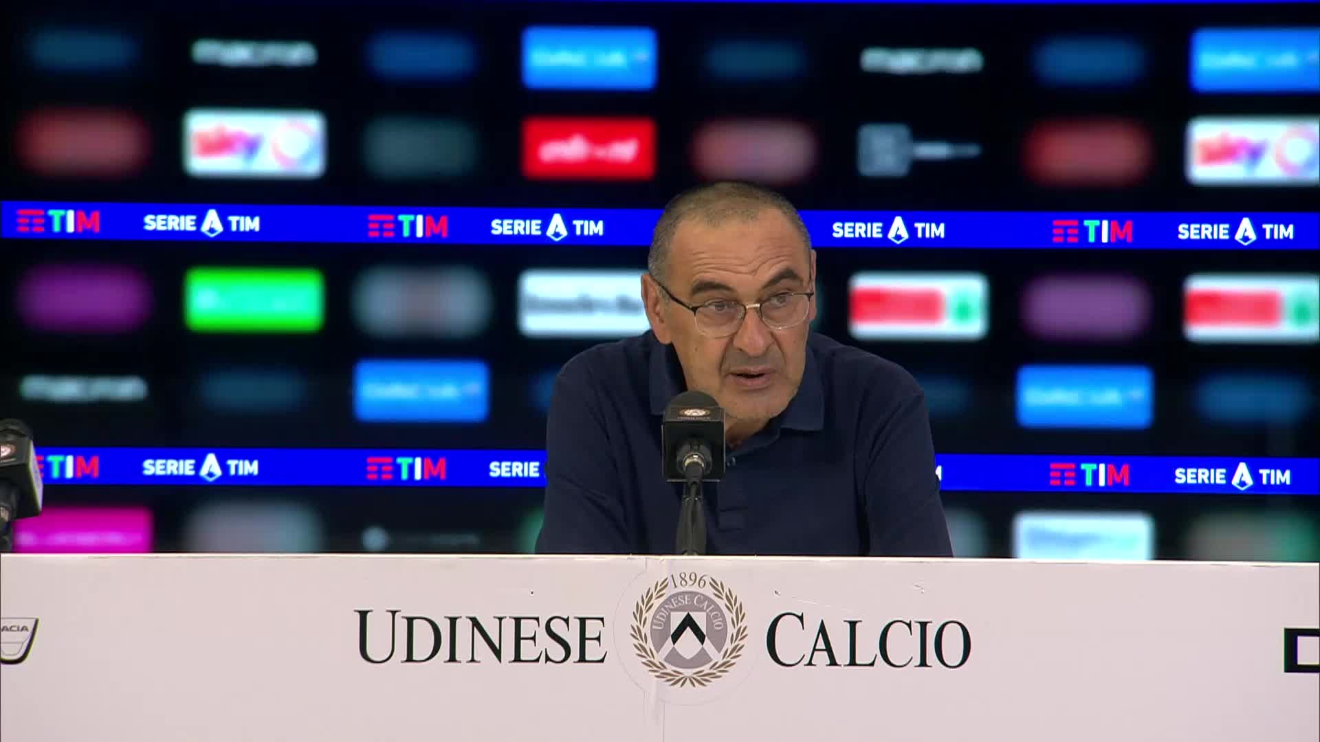 Udinese-Juve, Sarri: "Perso ordine per cercare a tutti costa la vittoria"