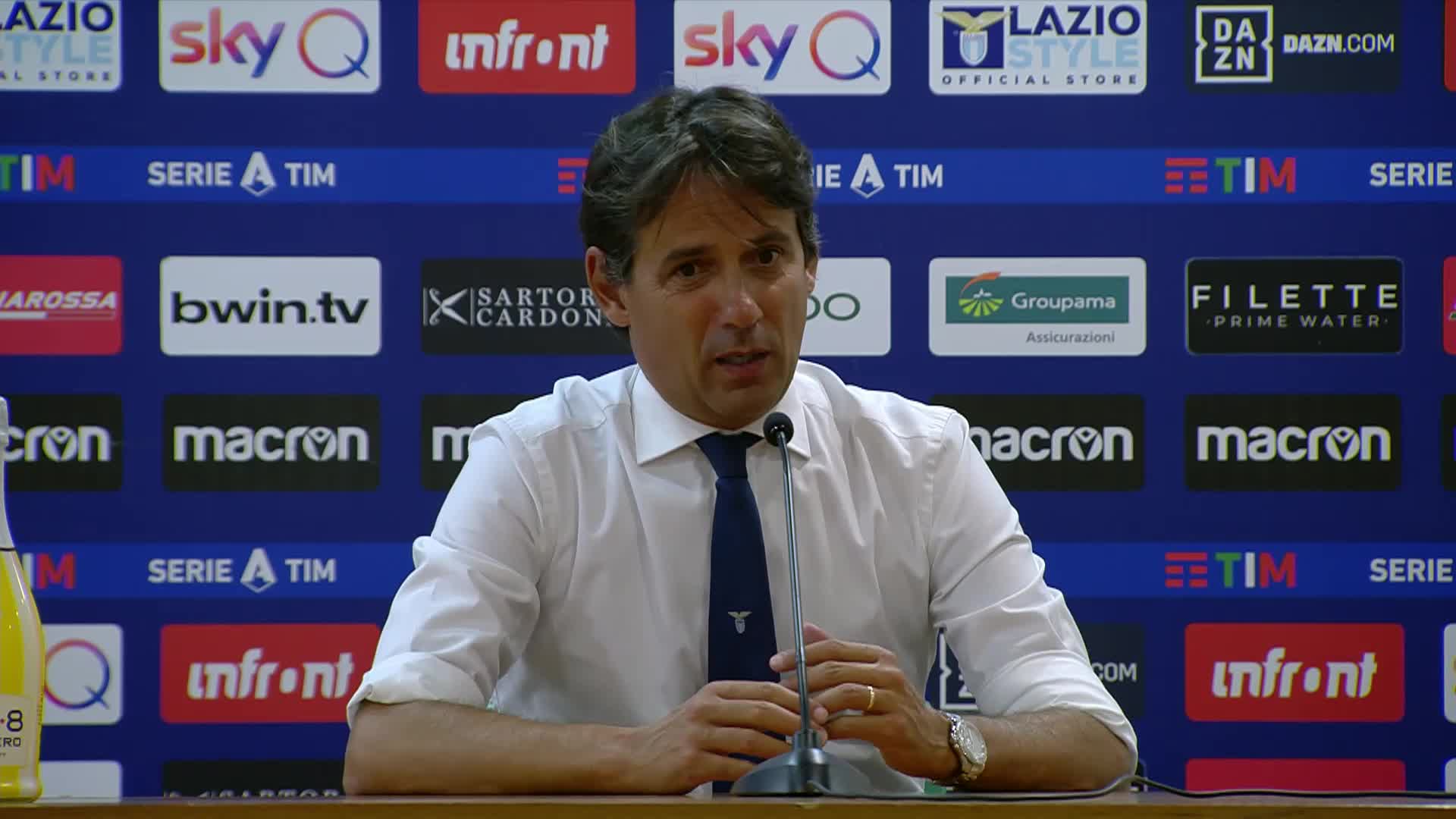 Lazio-Cagliari, Inzaghi: "Obiettivo Champions raggiunto"