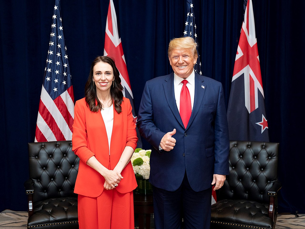 Coronavirus, Ardern, Trump