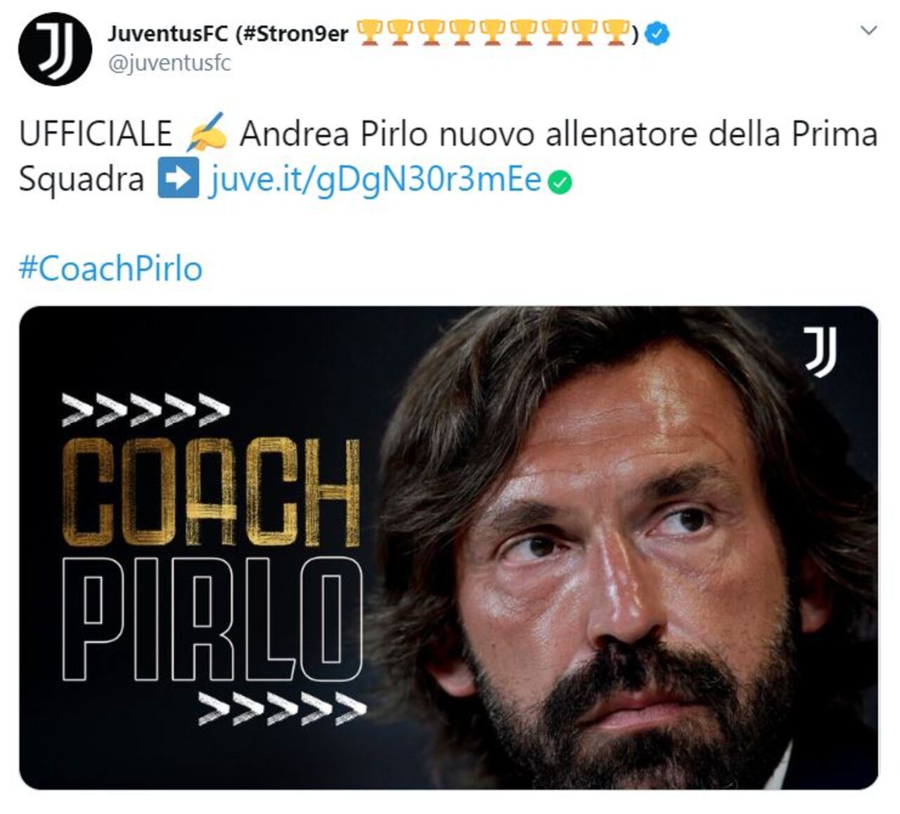 Stipendi Juventus, solo tre giocatori guadagnano meno di Pirlo