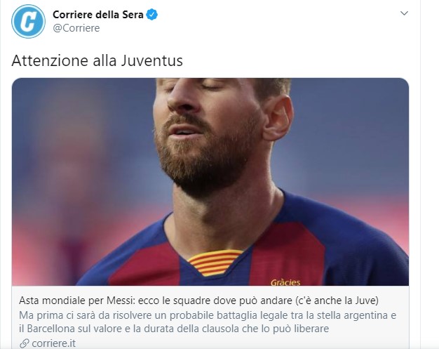 Leo Messi via dal Barcellona: tra Inter, City e Psg spunta anche la Juventus