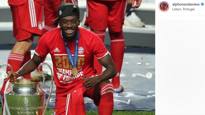 Alphonso Davies, dalla Champions League a star di TikTok