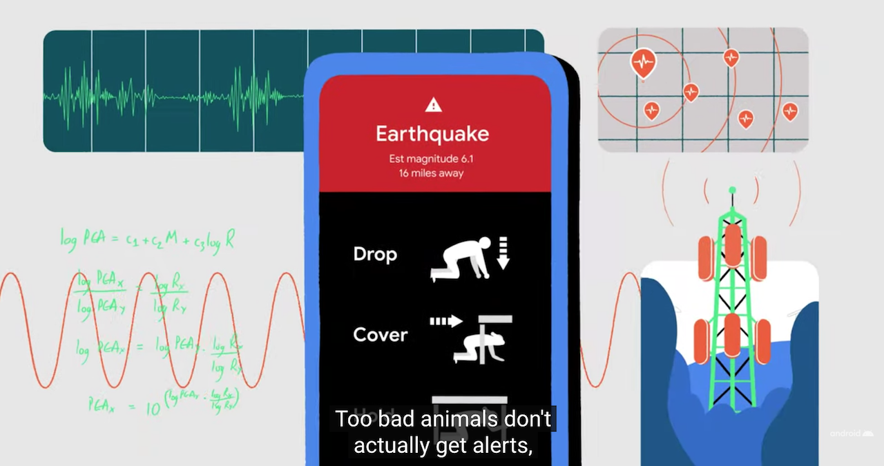 Google progetta nuovo sistema di rilevazione per segnalare terremoti