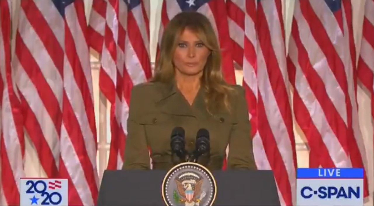 L'intervento di Melania Trump durante la Convention Repubblicana