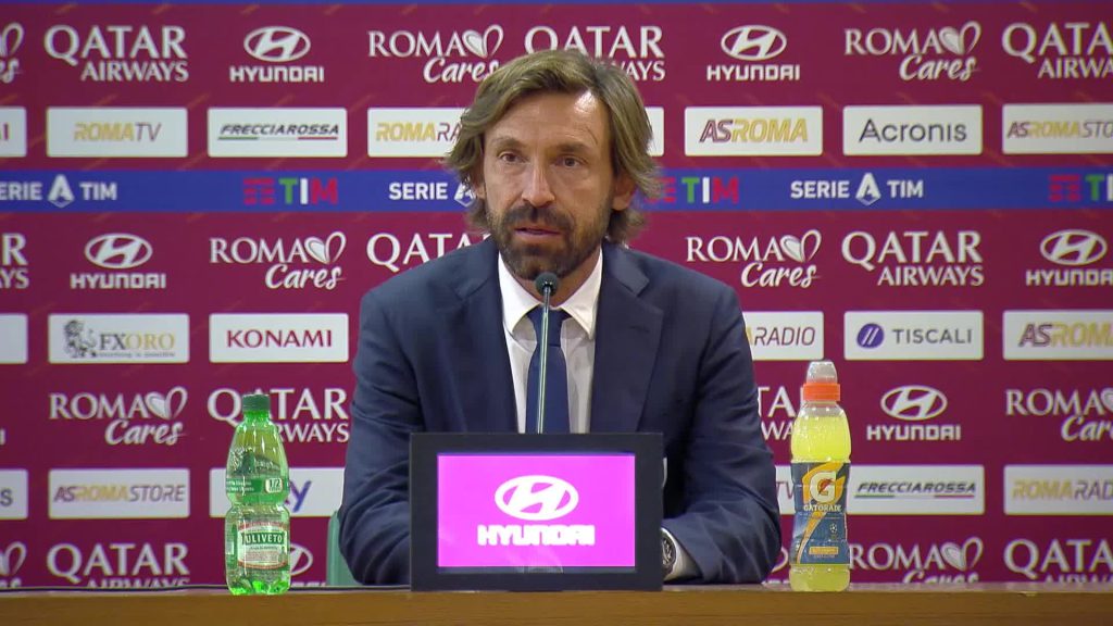 Roma-Juventus, Pirlo: "Punto guadagnato". Deluso Fonseca
