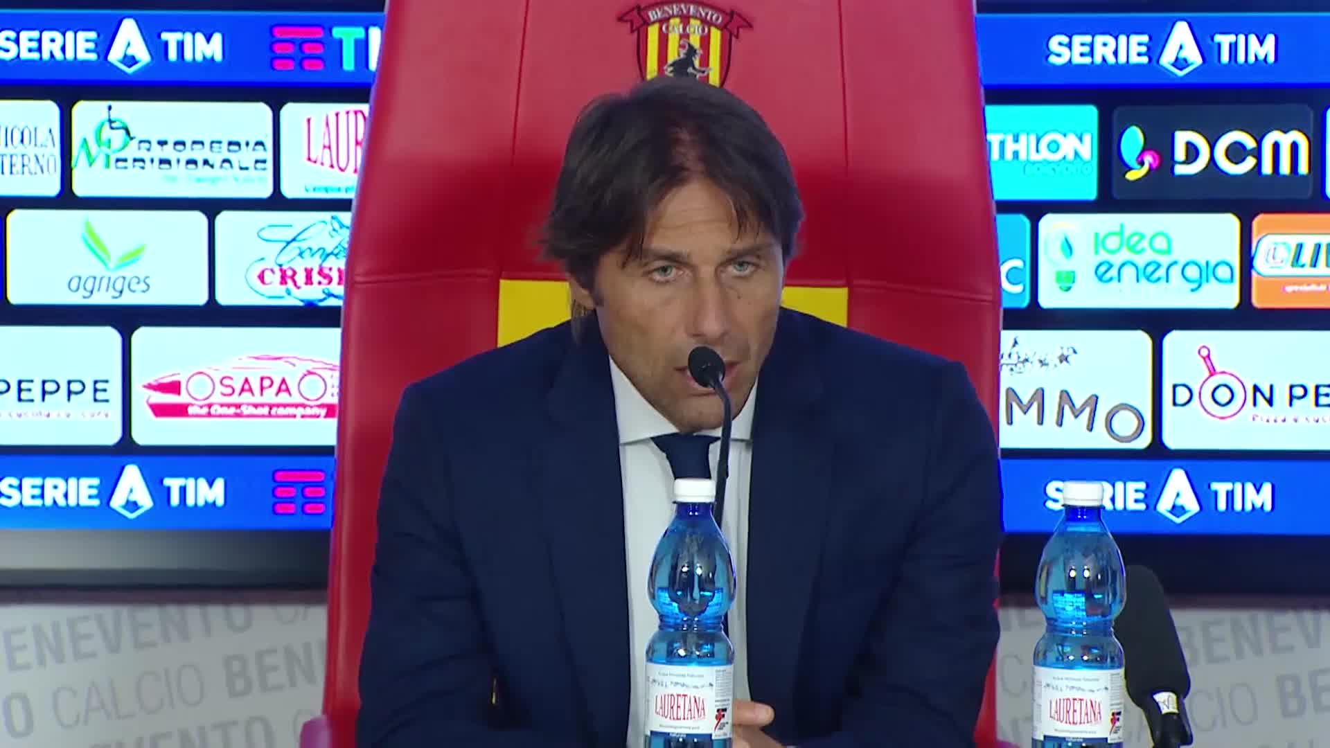 Benevento-Inter, Conte: "Resa 'semplice' una partita complicata"