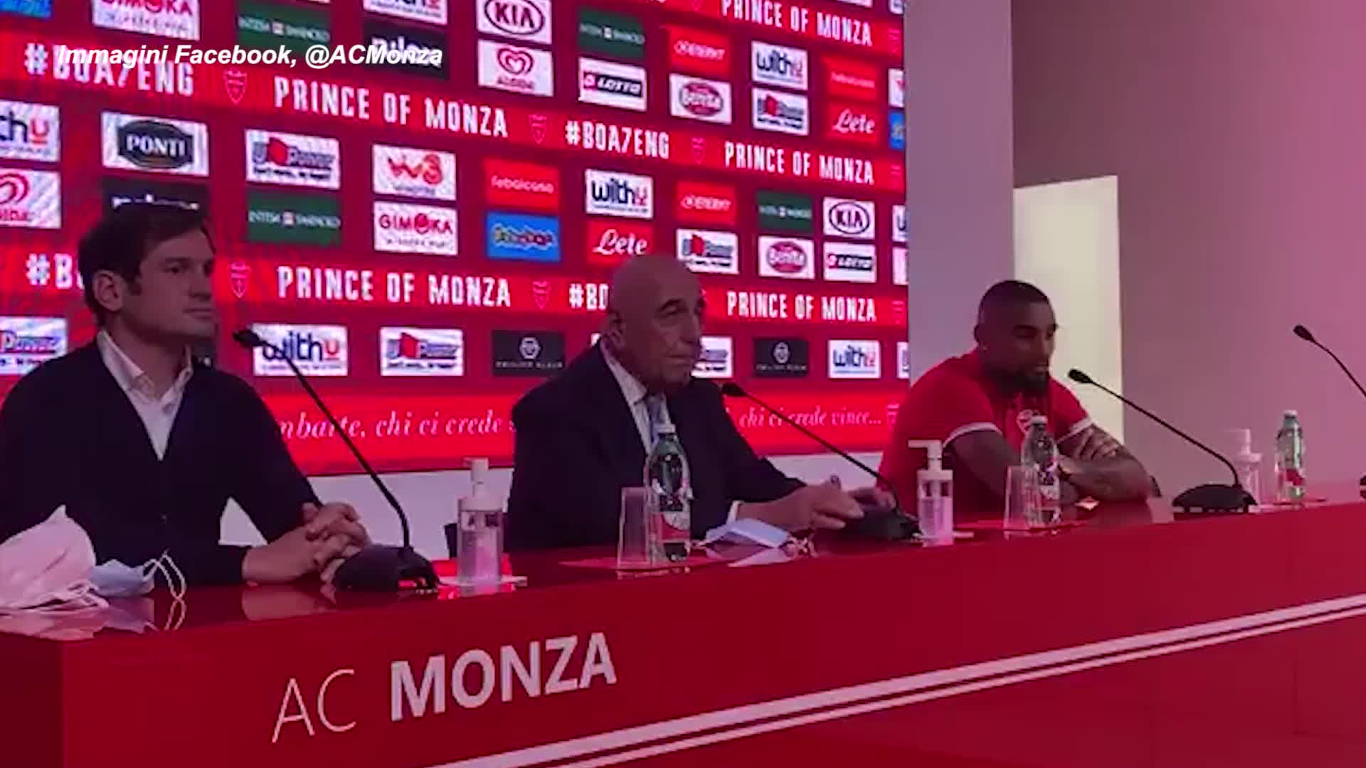 Il Monza presenta Boateng: "Sfida più grande della mia carriera"
