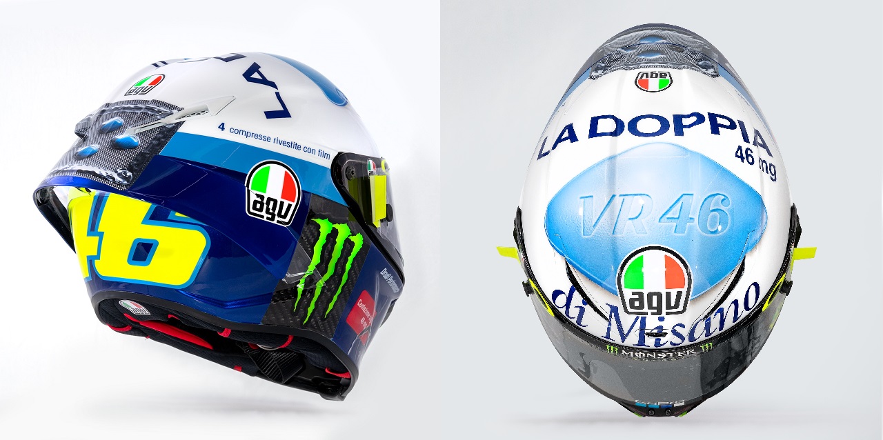 Valentino Rossi, casco Misano