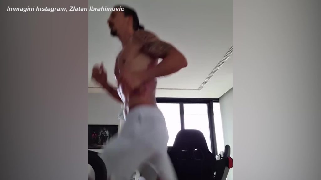 Nonostante la positività al Covid Ibrahimovic non si ferma