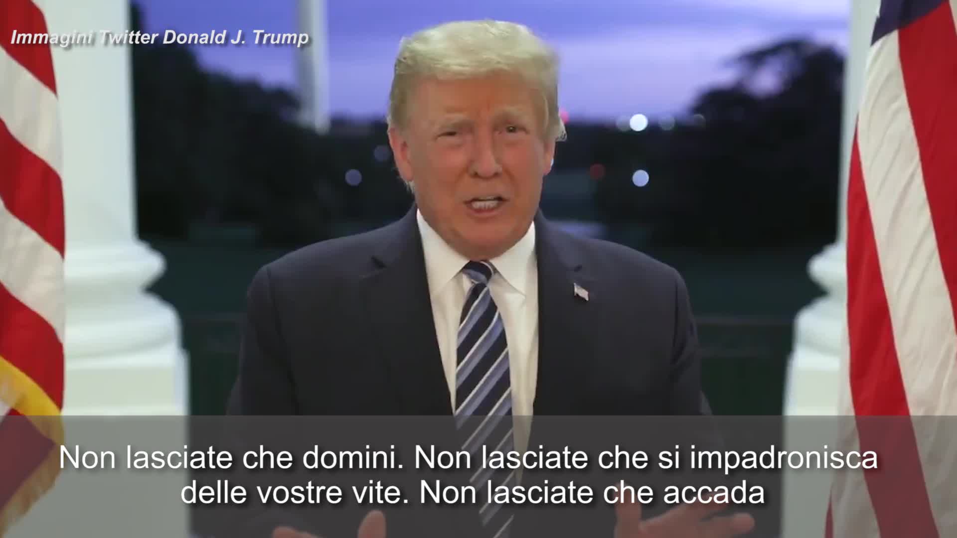 Coronavirus, Trump: "State attenti, ma non fatevi condizionare"