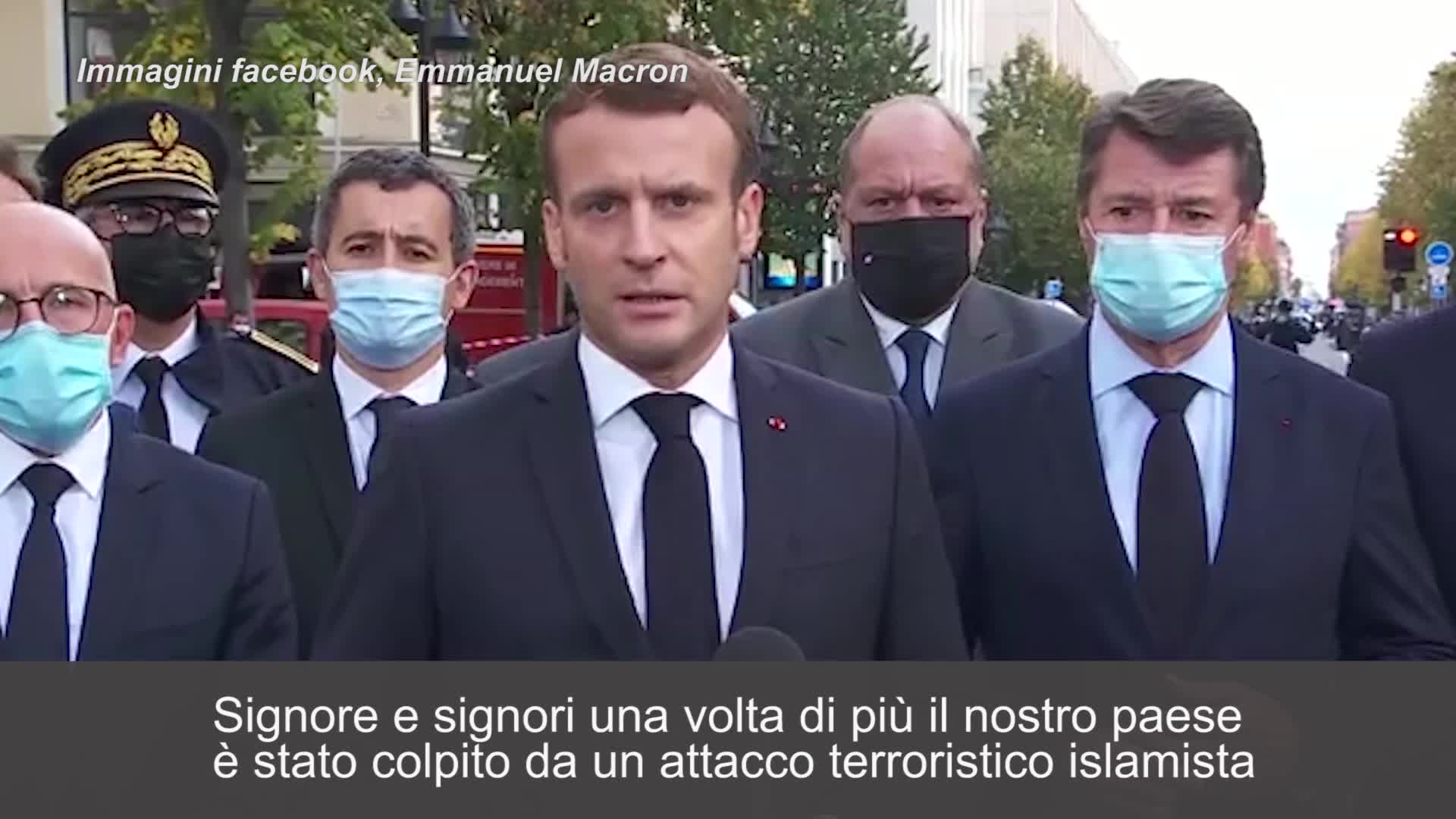 Nizza, Macron: "La Francia è sotto attacco"