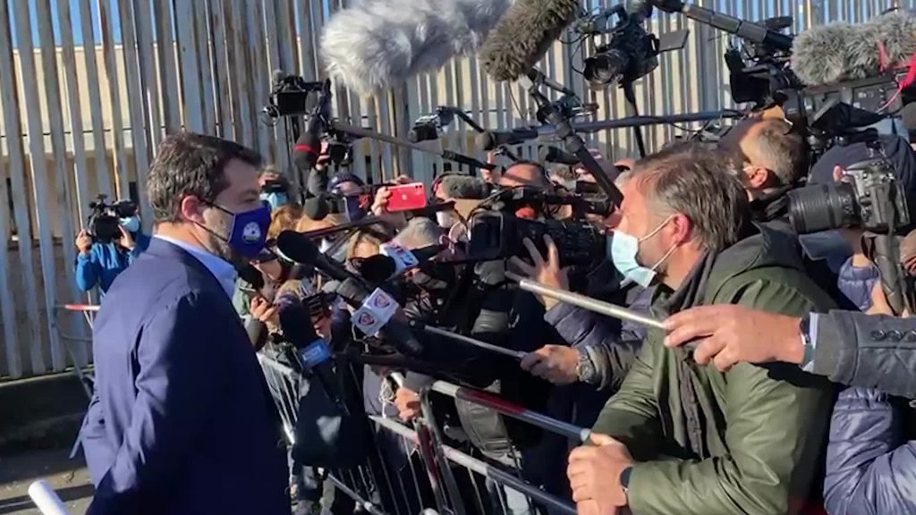Processo Gregoretti, Salvini a Catania: nuovo attacco al governo