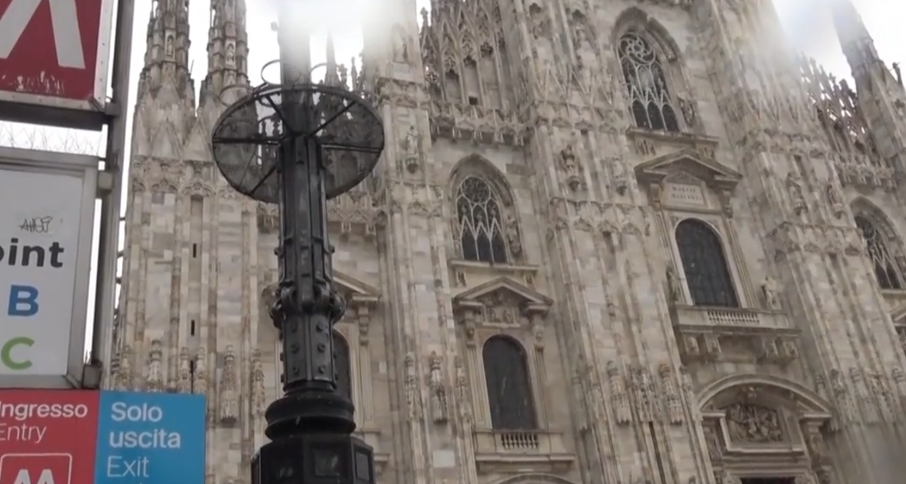 Milano, Duomo, neve