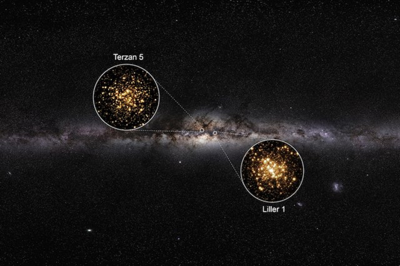 Una riproduzione artistica dei Frammenti Fossili del Bulge della Via Lattea (Credits: F. R. Ferraro / C. Pallanca - Università di Bologna)