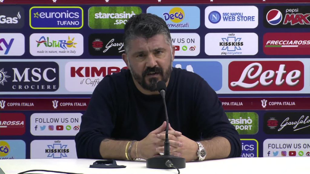 Coppa Italia, Napoli-Atalanta: Gattuso sereno, Gasperini rammaricato