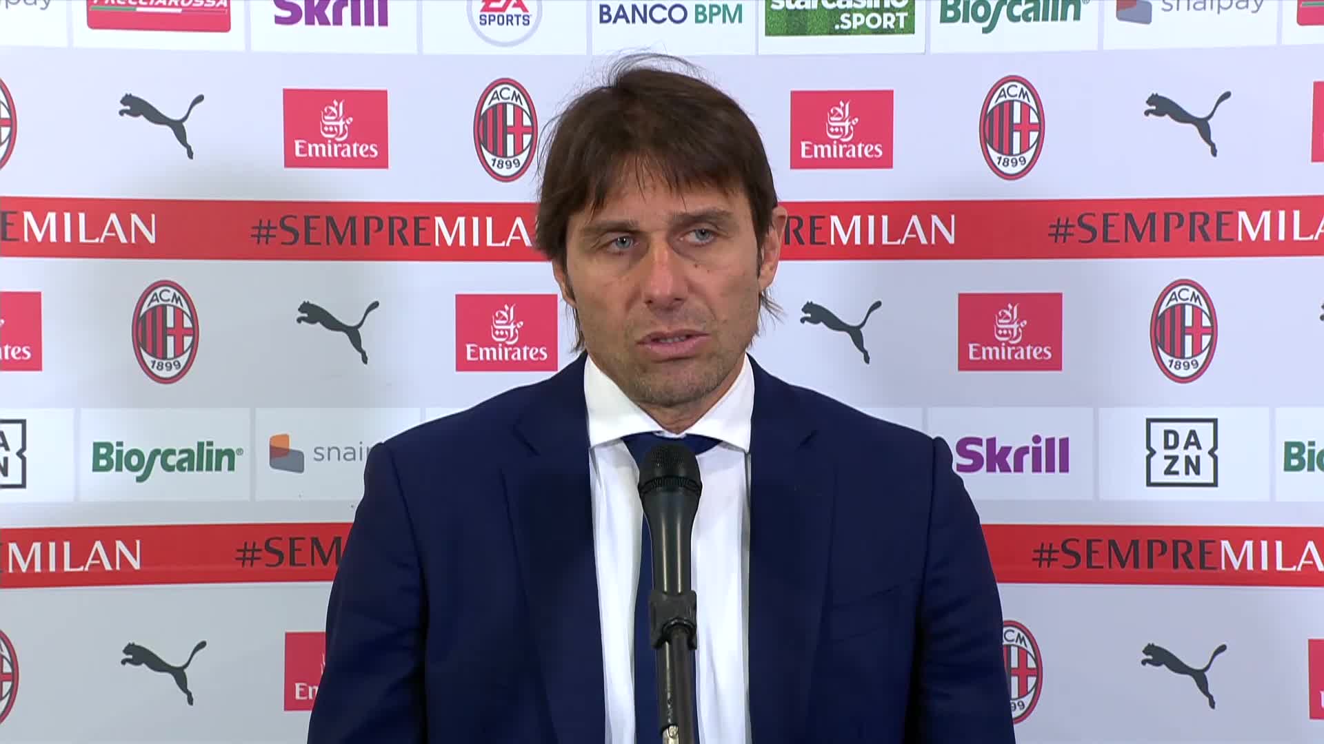 Milan-Inter: Conte e l'ambizione scudetto, l'autocritica di Pioli