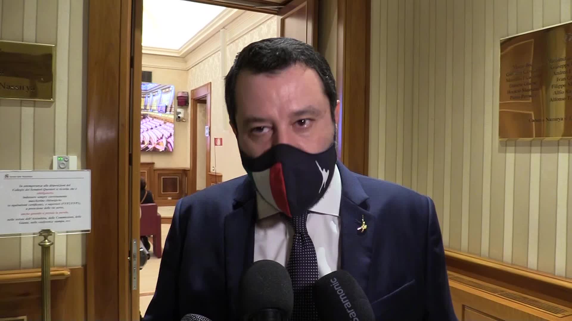 Covid, Salvini: "Da Draghi appello toni più bassi? Invenzione"