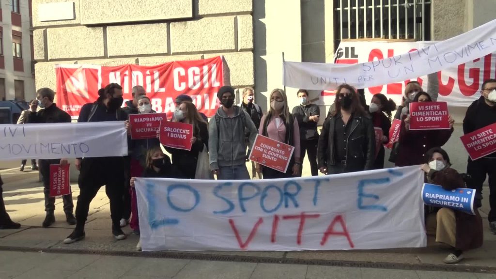 Covid, lavoratori dello sport in protesta: "Dimenticati da tutti"