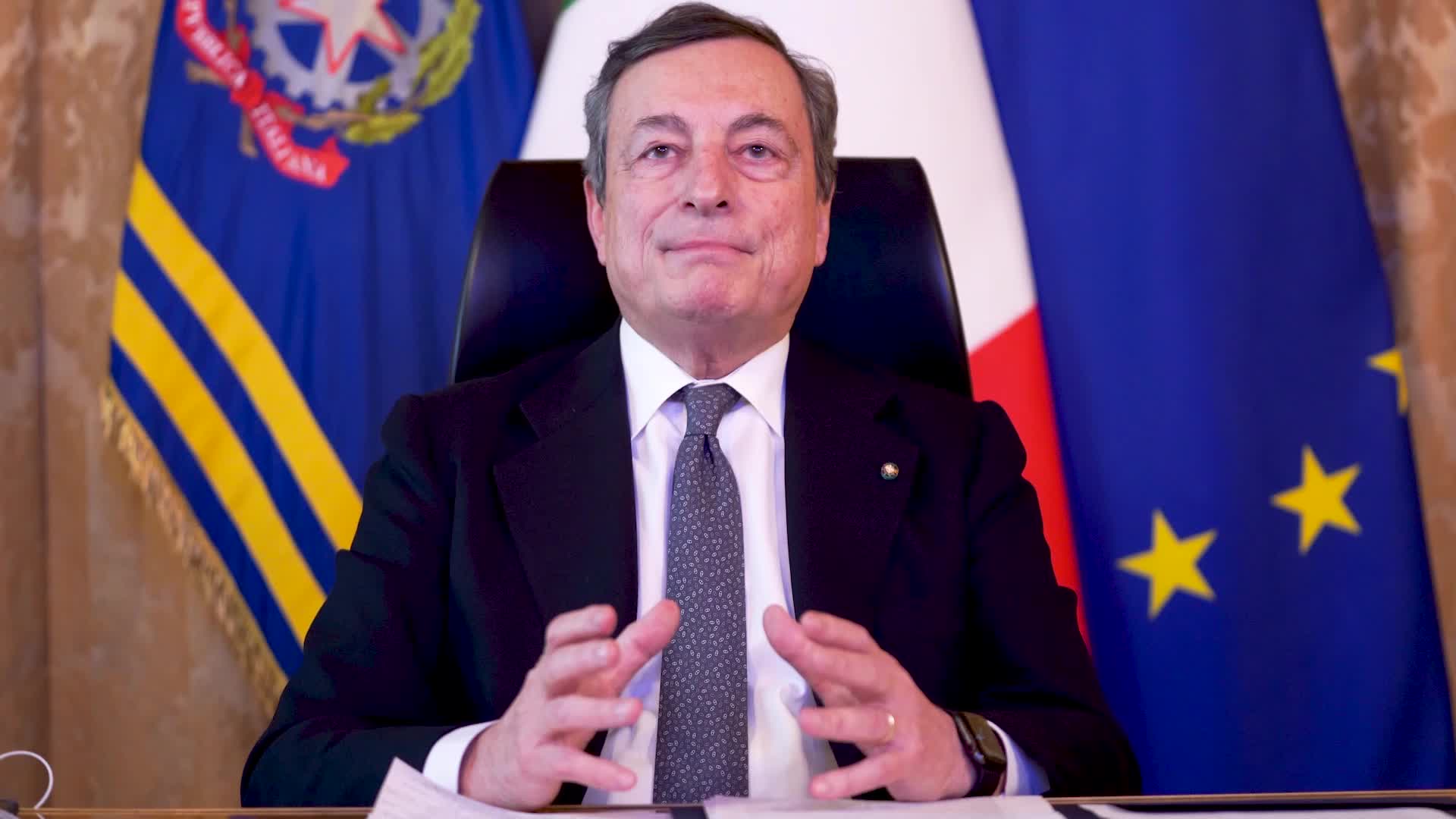 Draghi parla della situazione in Afghanistan