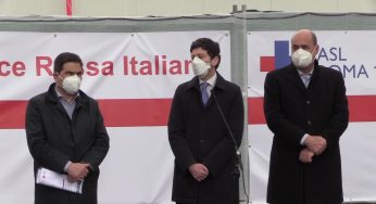 Vaccini: inaugurato il centro vaccinale di Roma Termini