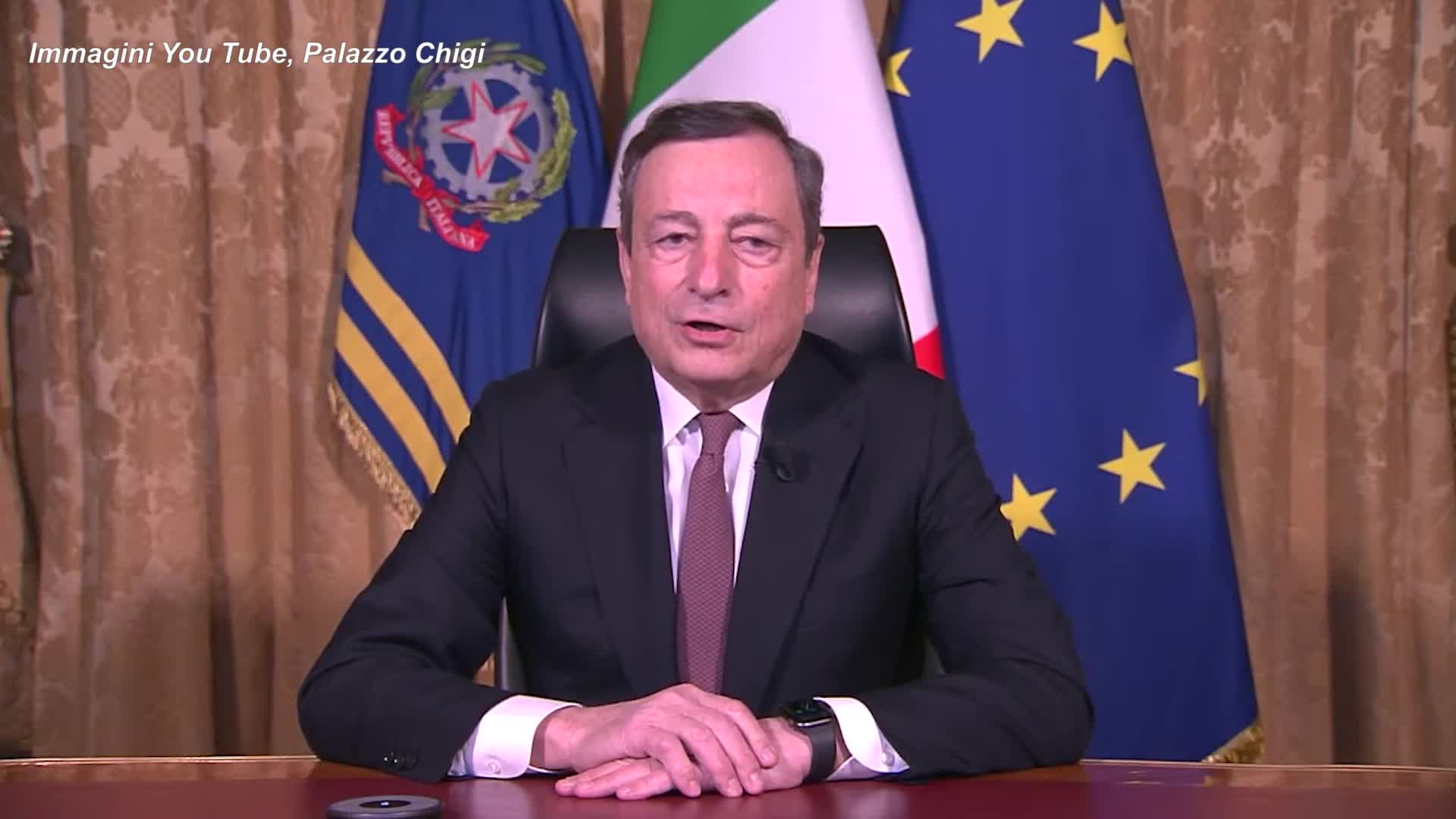 Next Generation Eu, Draghi: "Bisogna ridurre il divario Nord-Sud"