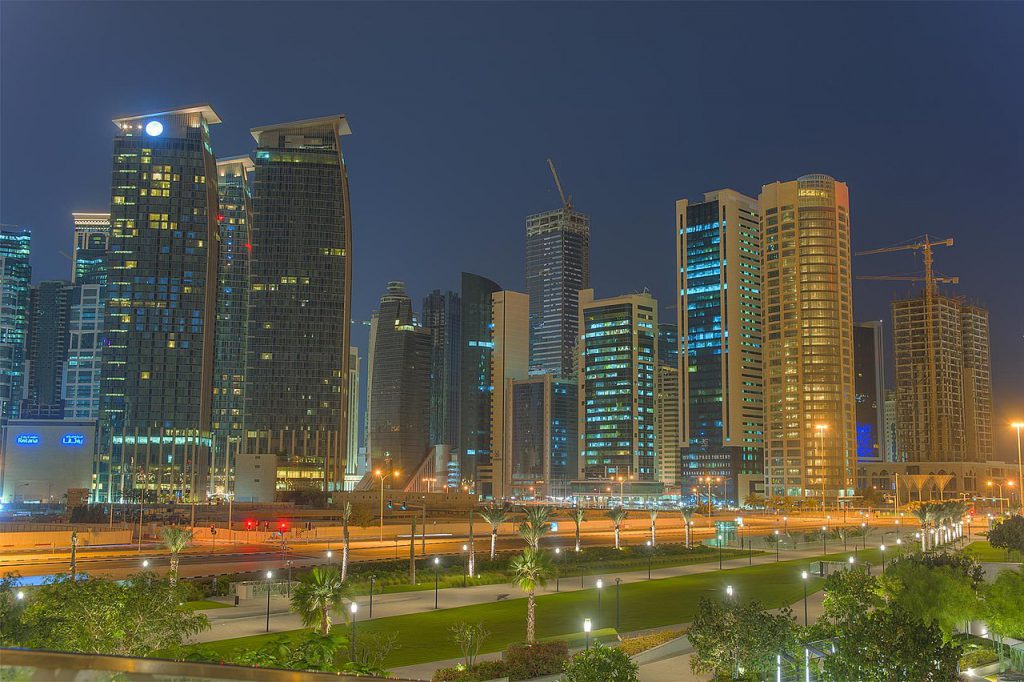 Doha, Qatar (West Bay nei pressi dello Sheraton Hotel)
