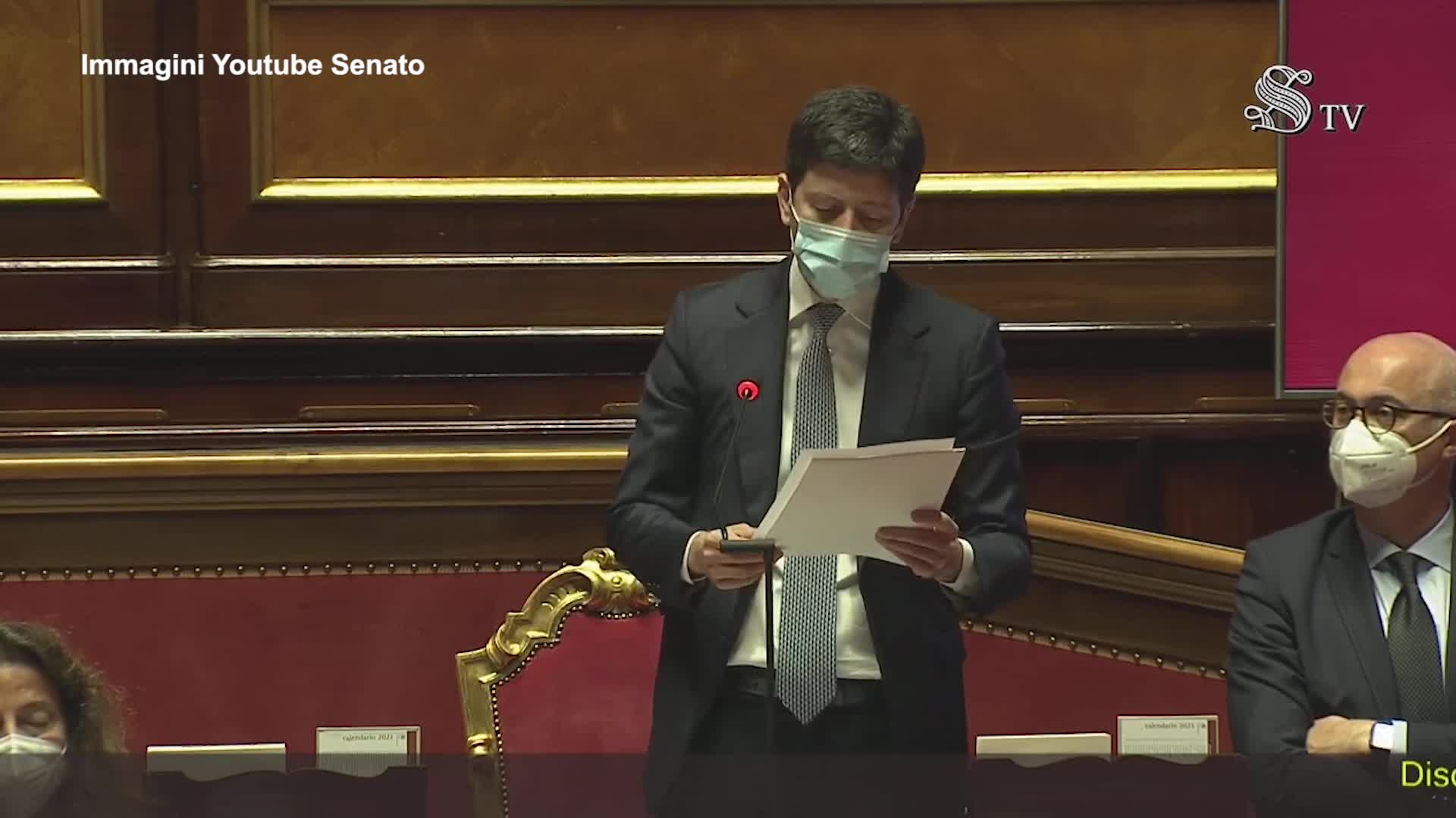 Speranza si ‘difende’ in Senato dalla mozione della sfiducia