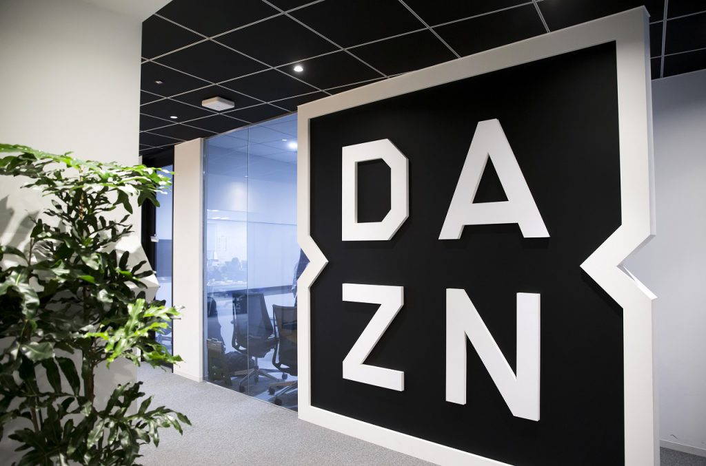 Il logo di DAZN