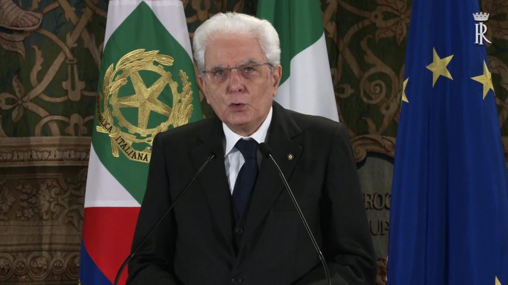 Sergio Mattarella, il presidente della Repubblica