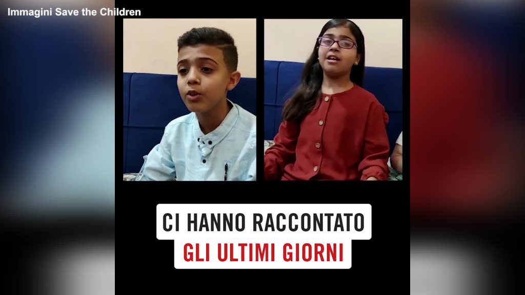 Due bambini parlano degli orrori del conflitto Israele-Hamas