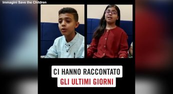 Gaza, “Save the Children”: le testimonianze di due bambini. VIDEO